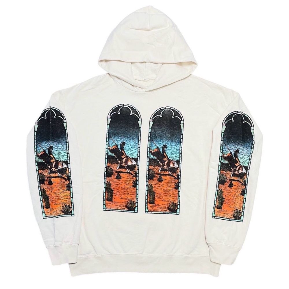 Who Decides War x EST Gee Stained Glass Hoodie